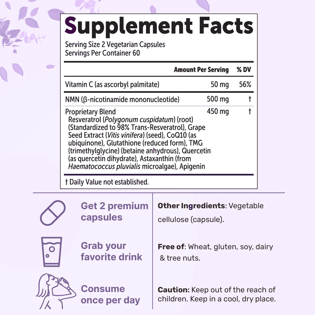 NMN 10-In-1 Anti-Aging Complex (60 capsules)