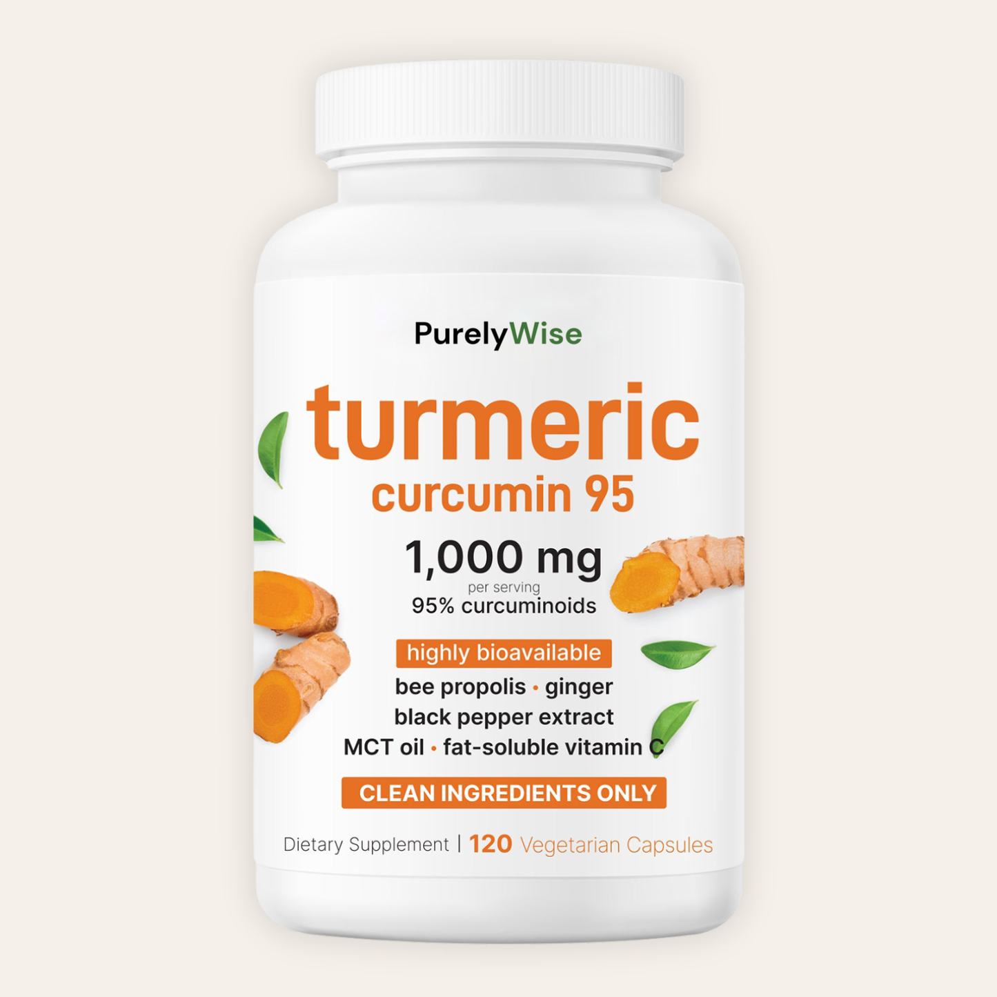 Anti-Inflammatory Turmeric Curcumin - 120 Capsules